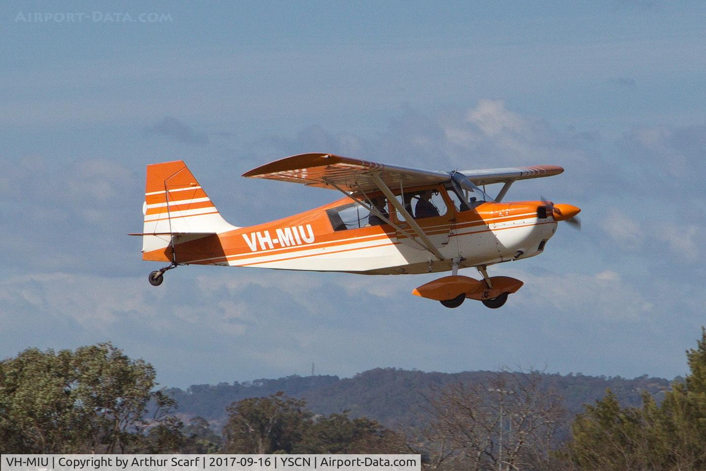 VH-MIU, 1978 American Champion 7GCBC C/N 1012-78, Camden Airport NSW 2017