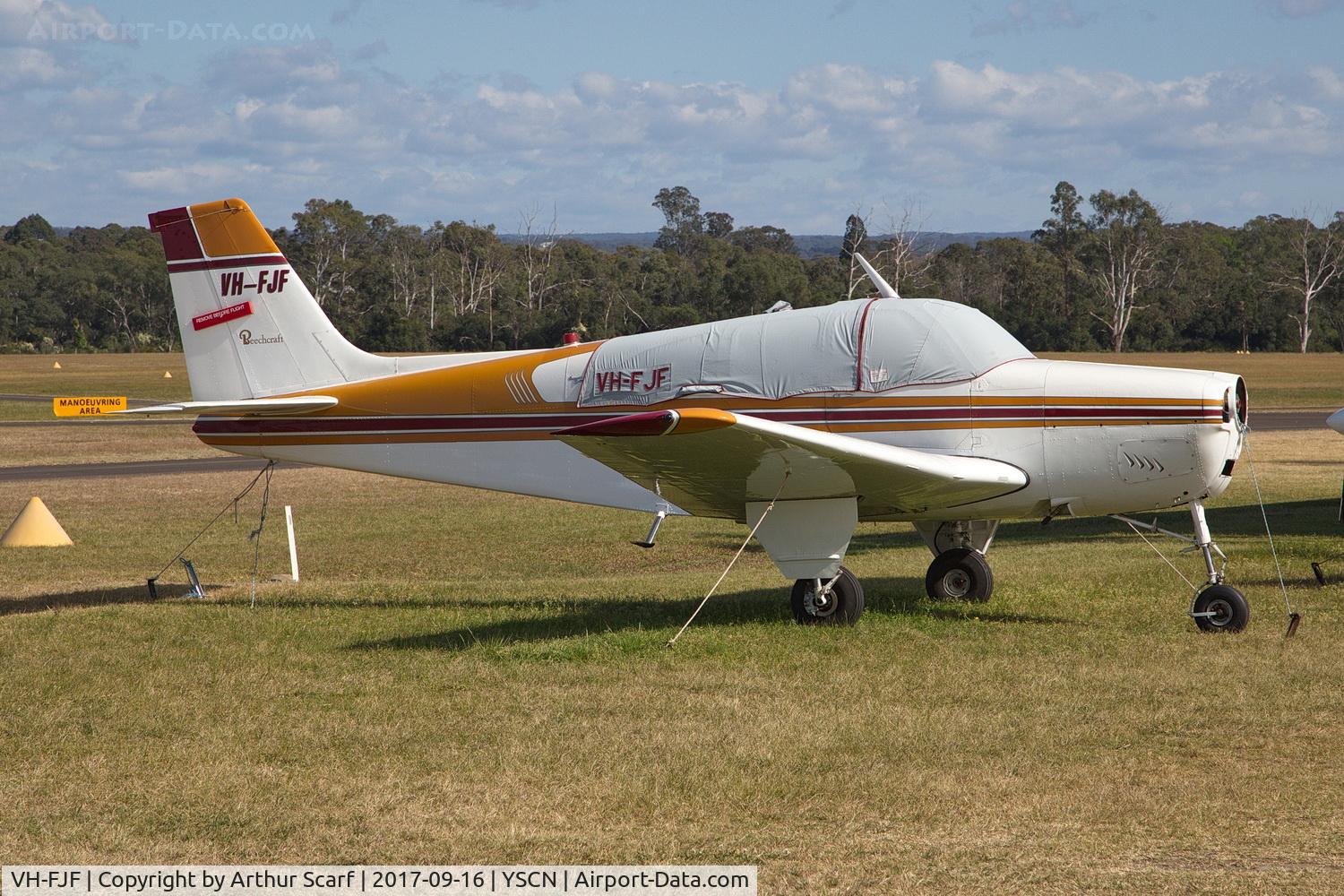 VH-FJF, 1967 Beech 35-C33 Debonair C/N CD-1073, Camden Airport NSW 2017