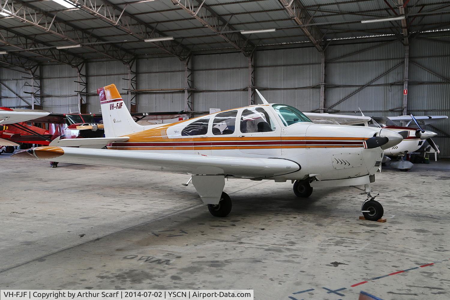 VH-FJF, 1967 Beech 35-C33 Debonair C/N CD-1073, Camden Airport NSW 2014