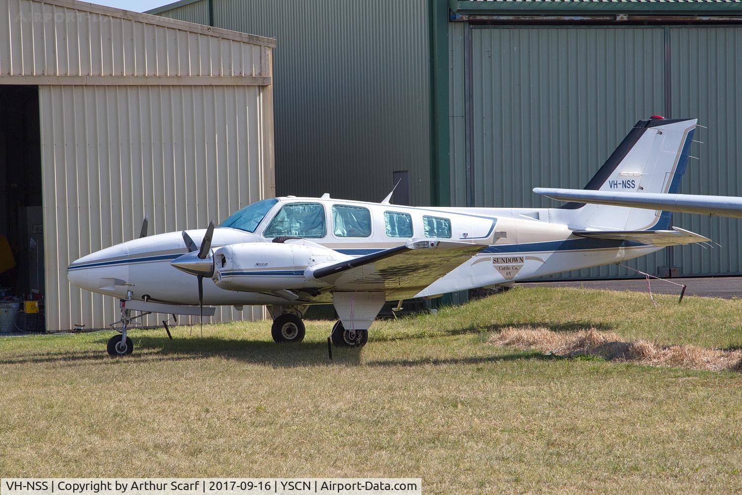 VH-NSS, 1989 Beech 58 Baron C/N TH-1555, Camden Airport NSW 2017