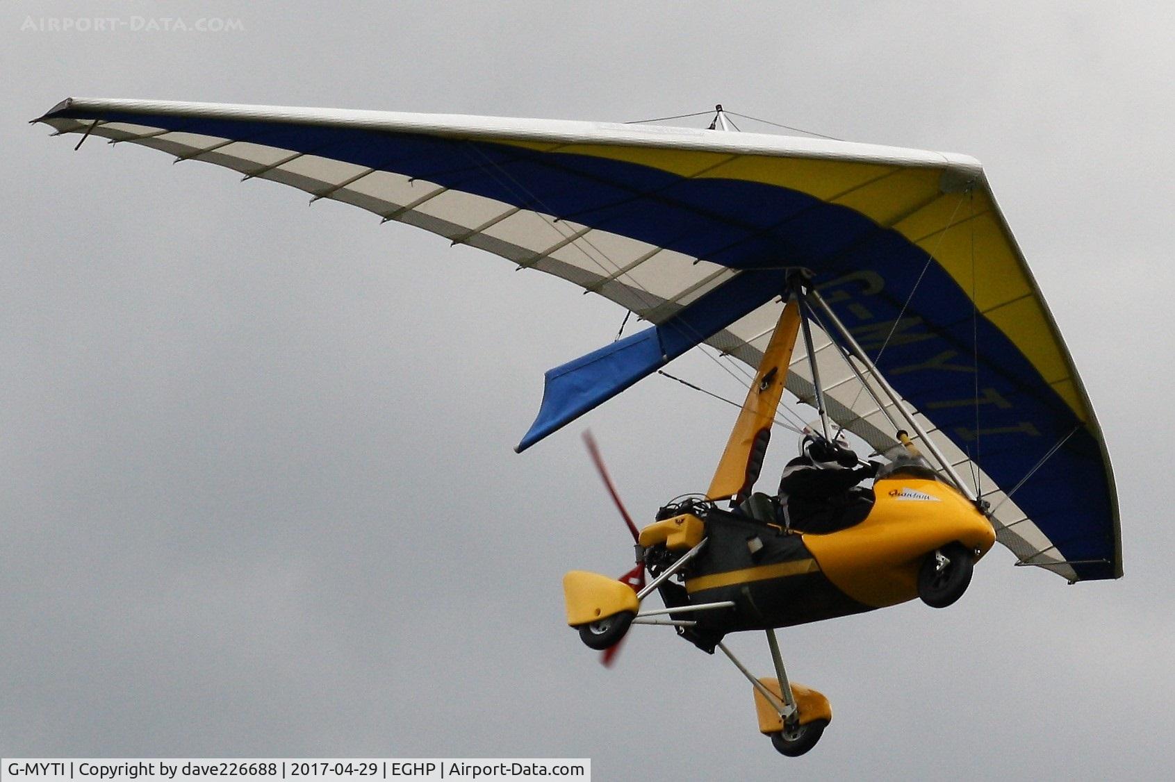G-MYTI, 1994 Pegasus Quantum 15 C/N 6874, G MYTI heading home after the 2017 Popham Microlight Fair