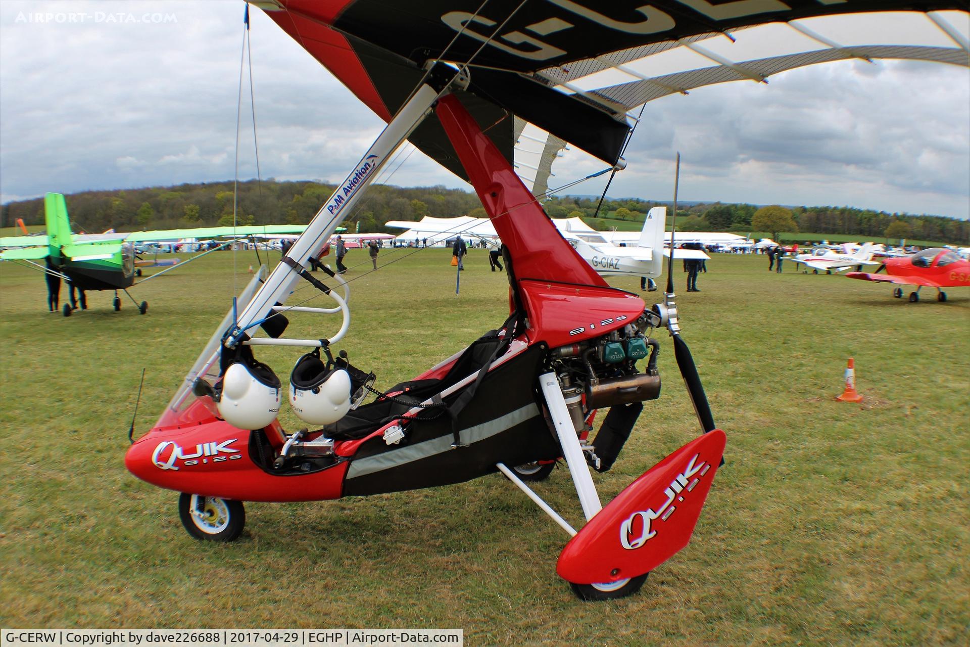 G-CERW, 2007 Mainair Pegasus Quik 912S C/N 8294, G CERW at the 2017 Popham Microlight Fair