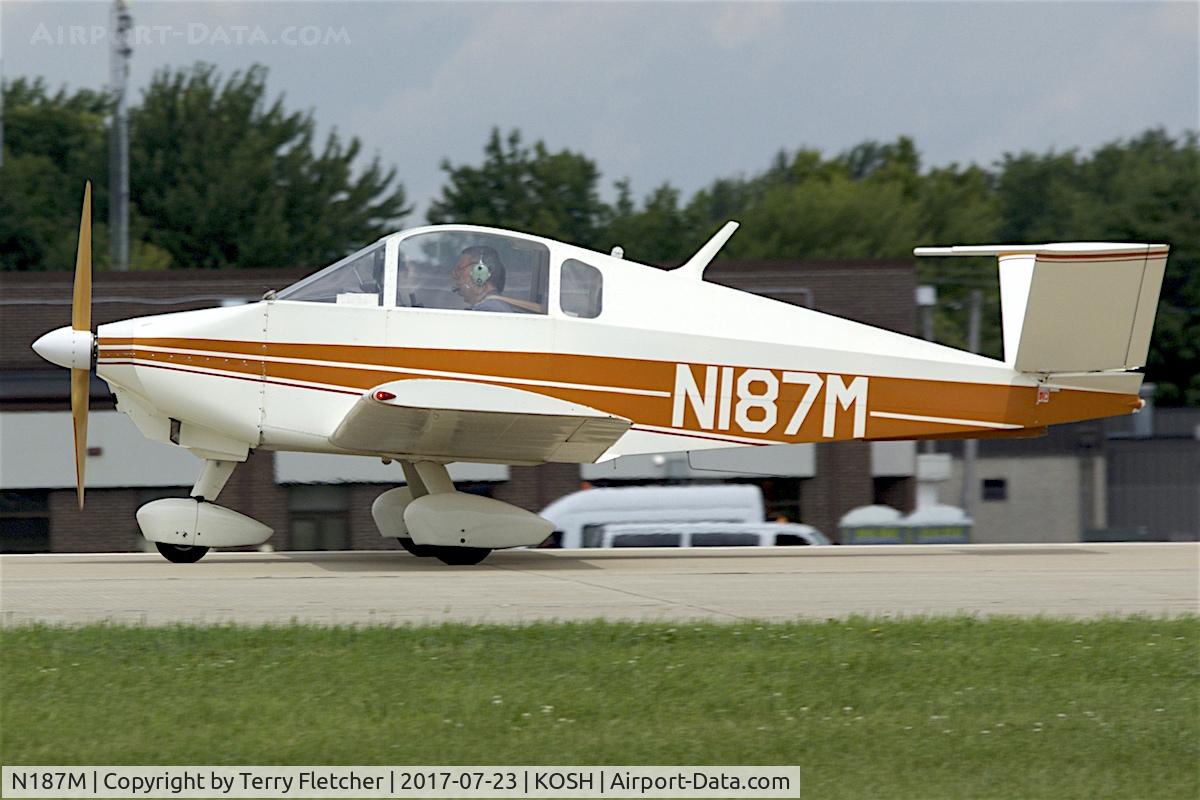N187M, 1975 Davis DA-2A C/N GM-1, At 2017 EAA AirVenture at Oshkosh