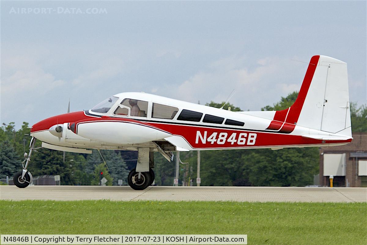 N4846B, 1955 Cessna 310 C/N 35146, At 2017 EAA AirVenture at Oshkosh