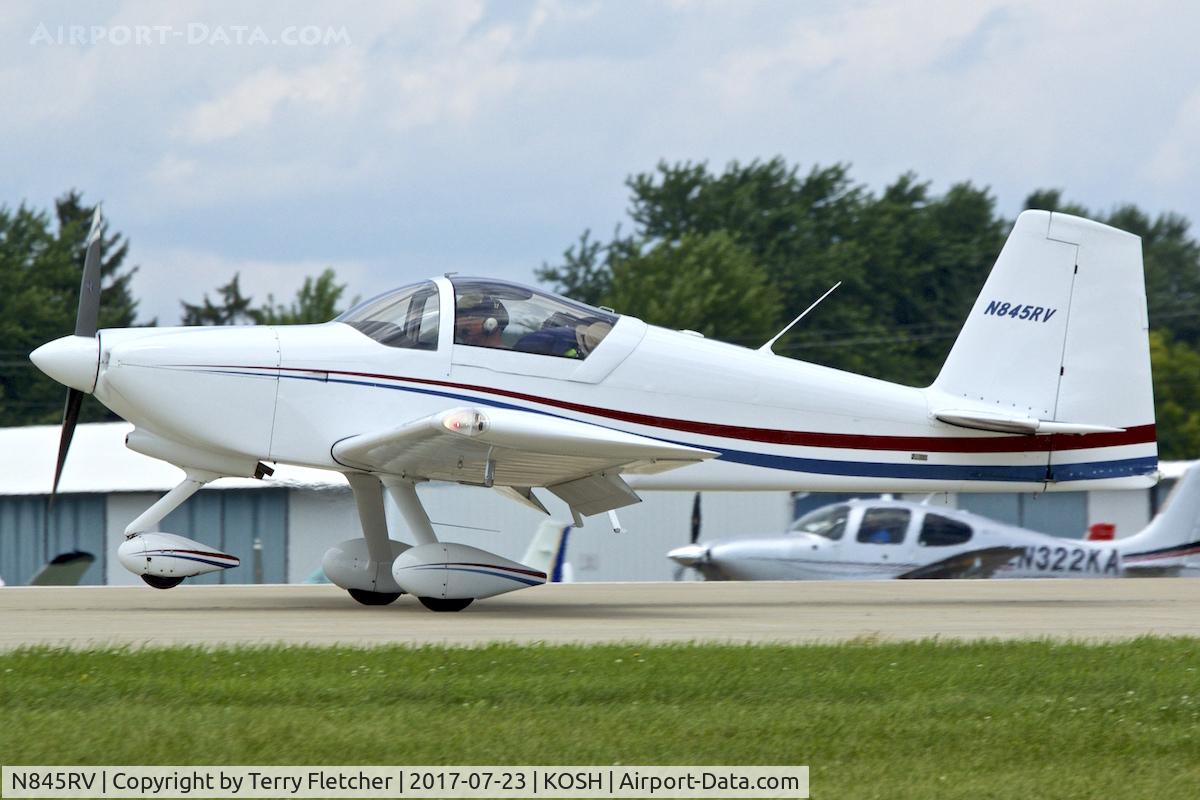 N845RV, Vans RV-7A C/N 73124, At 2017 EAA AirVenture at Oshkosh
