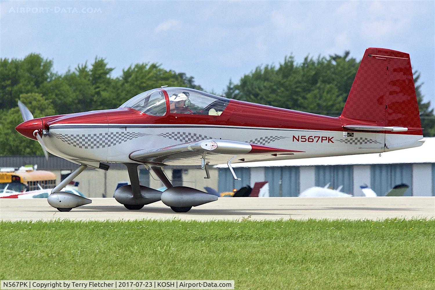 N567PK, 2012 Vans RV-7A C/N 72975, At 2017 EAA AirVenture at Oshkosh