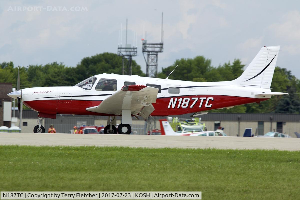 N187TC, 2001 Piper PA-32R-301T Turbo Saratoga C/N 3257261, At 2017 EAA AirVenture at Oshkosh