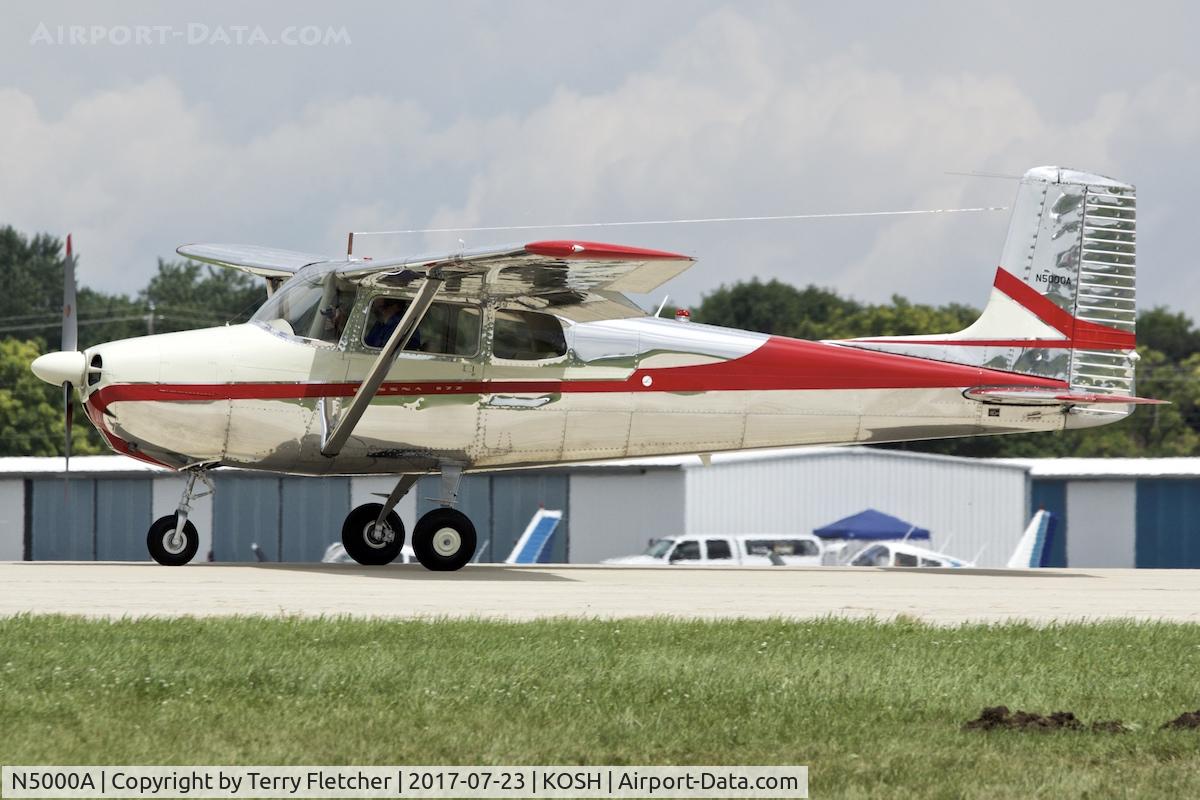 N5000A, 1955 Cessna 172 C/N 28000, At 2017 EAA AirVenture at Oshkosh