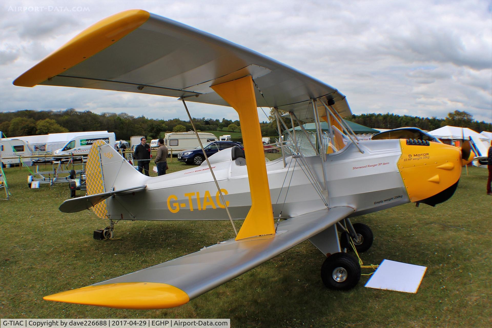 G-TIAC, 2011 TLAC Sherwood Ranger XP C/N LAA 237A-14949, G TIAC at the Popham Microlight Fair 2017