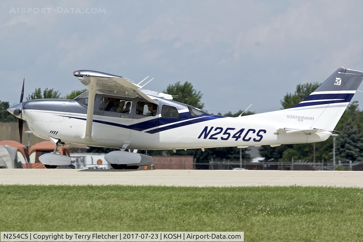 N254CS, 2017 Cessna T206H Turbo Stationair C/N T20609354, At 2017 EAA AirVenture at Oshkosh