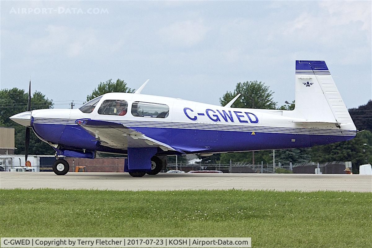C-GWED, 1990 Mooney M20J 201 C/N 24-1697-14, At 2017 EAA AirVenture at Oshkosh