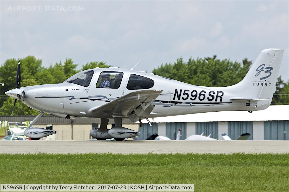 N596SR, 2007 Cirrus SR22 G3 GTS Turbo C/N 2795, At 2017 EAA AirVenture at Oshkosh