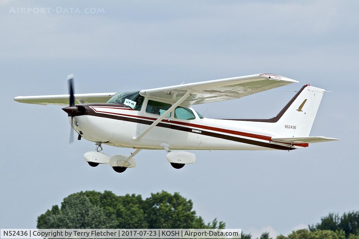 N52436, 1980 Cessna 172P C/N 17274520, At 2017 EAA AirVenture at Oshkosh