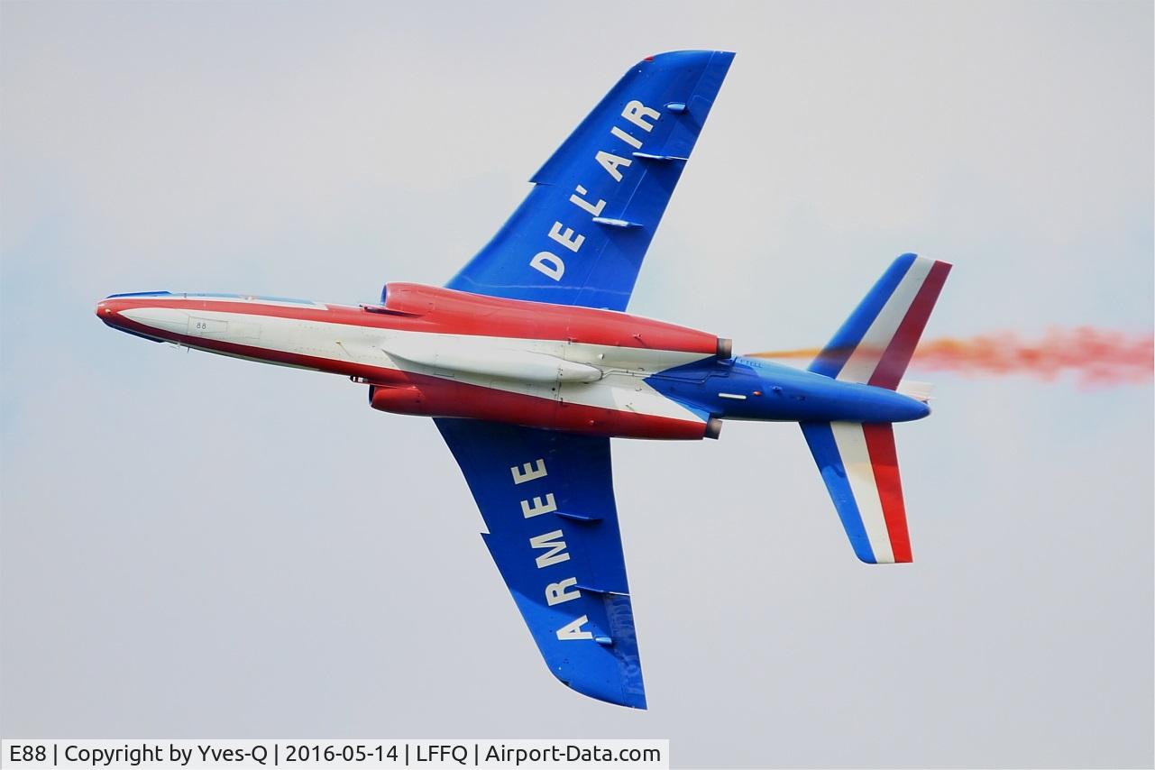 E88, Dassault-Dornier Alpha Jet E C/N E88, Dassault-Dornier Alpha Jet E (F-TELL), Athos 07 of Patrouille de France 2016, La Ferté-Alais airfield (LFFQ) Air show 2016