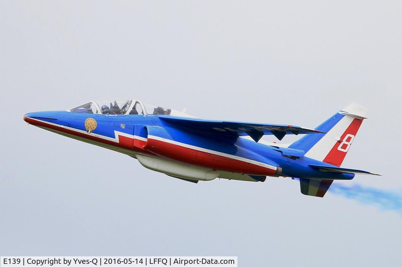 E139, Dassault-Dornier Alpha Jet E C/N E139, Dassault-Dornier Alpha Jet E (F-UGFC), Athos 08 of Patrouille de France 2016, La Ferté-Alais airfield (LFFQ) Air show 2016