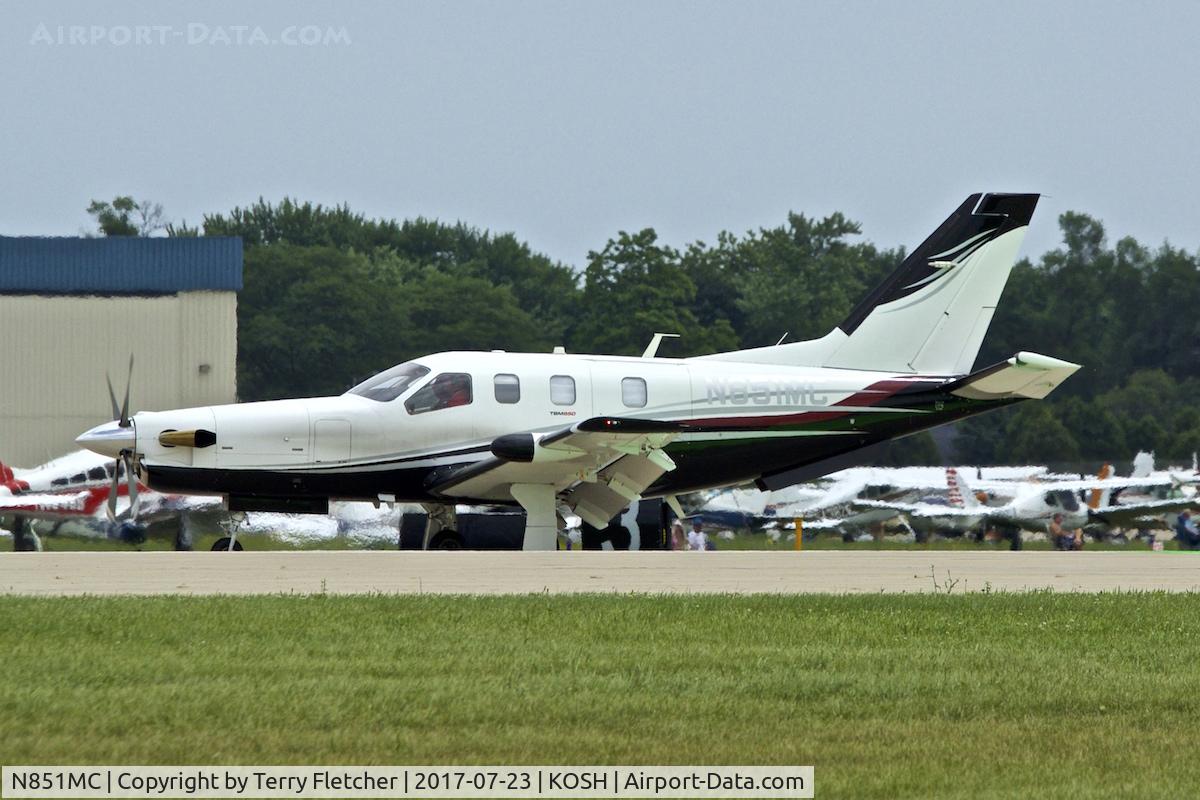 N851MC, 2010 Socata TBM-700 C/N 548, At 2017 EAA AirVenture at Oshkosh