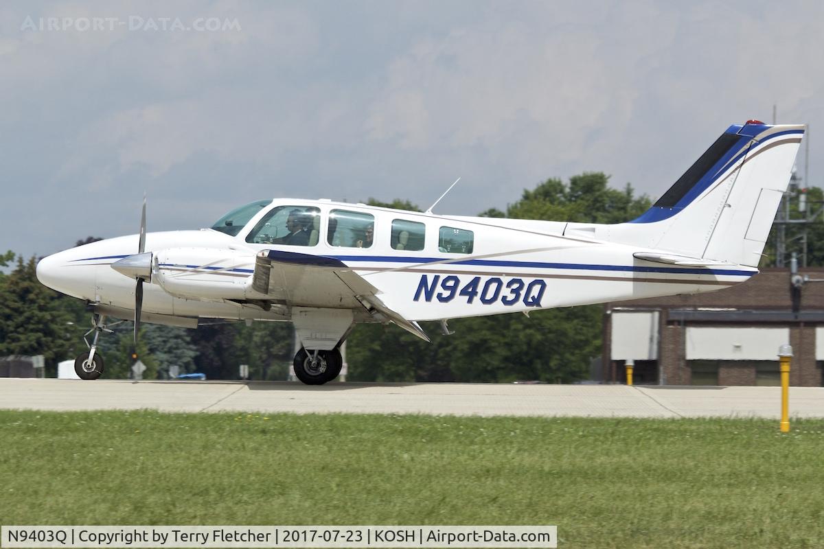 N9403Q, 1970 Beech 58 Baron C/N TH-54, At 2017 EAA AirVenture at Oshkosh