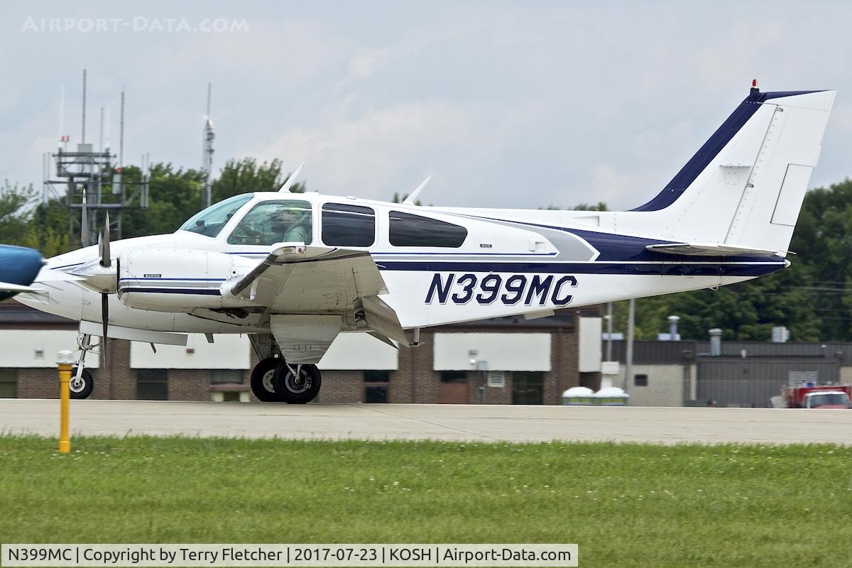 N399MC, 1975 Beech 95-B55 (T42A) Baron C/N TC-1852, At 2017 EAA AirVenture at Oshkosh