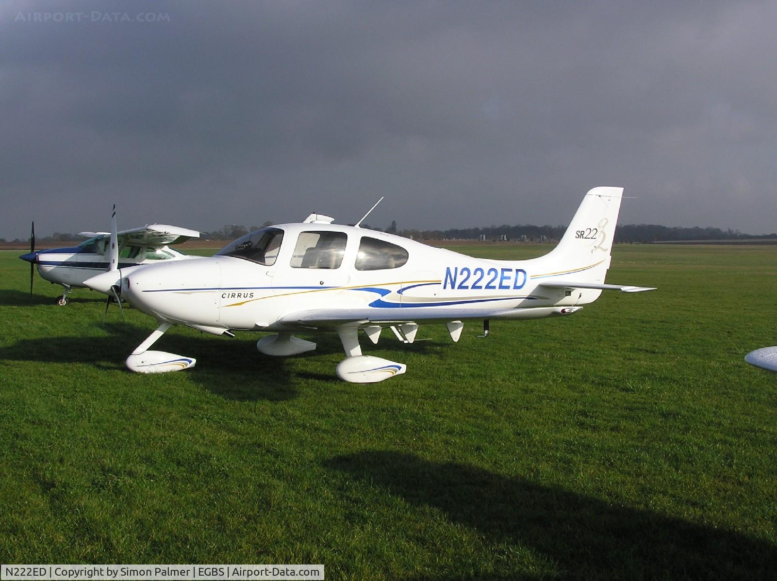 N222ED, 2004 Cirrus SR22 C/N 1103, Cirrus at Turweston