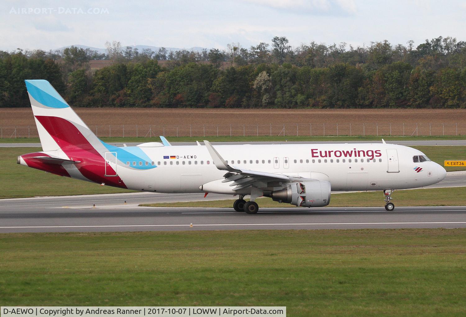 D-AEWO, 2016 Airbus A320-214 C/N 7394, Eurowings A320