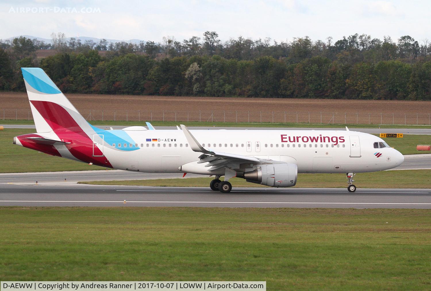 D-AEWW, 2017 Airbus A320-214 C/N 7615, Eurowings A320