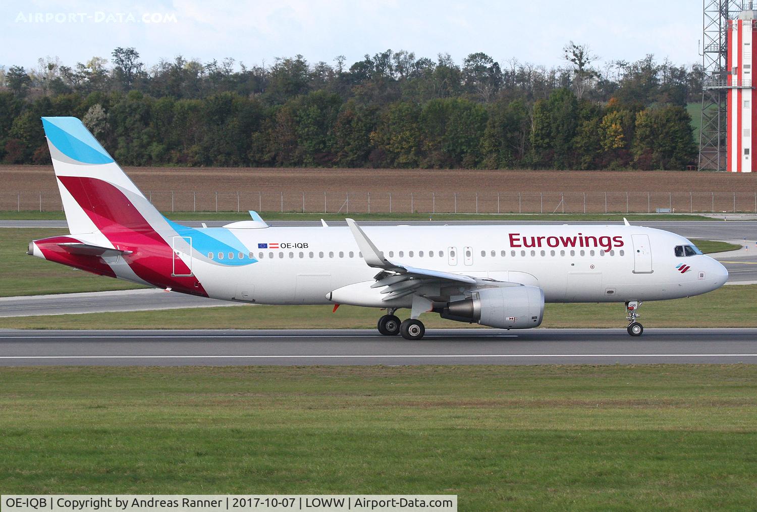 OE-IQB, 2016 Airbus A320-214 C/N 7012, Eurowings Europe A320