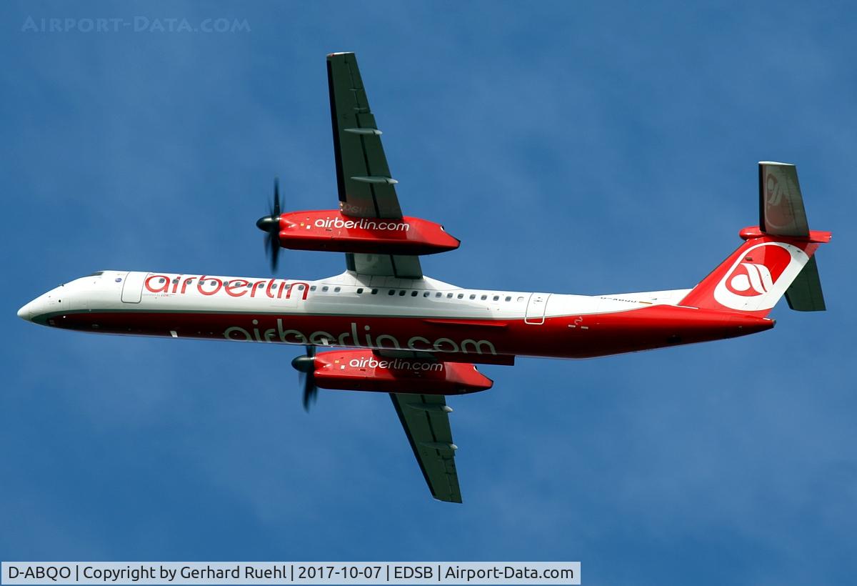 D-ABQO, 2006 De Havilland Canada DHC-8-402Q Dash 8 Dash 8 C/N 4129, daily flight to TXL