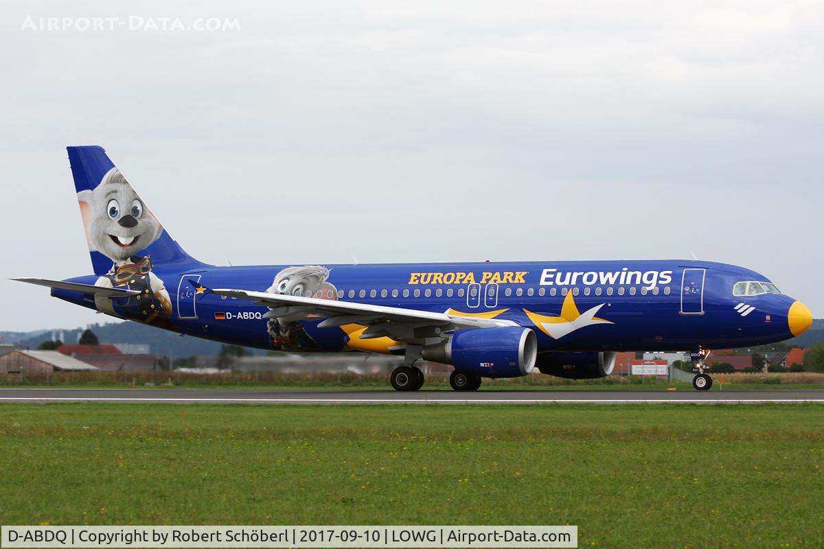 D-ABDQ, 2007 Airbus A320-214 C/N 3121, D-ABDQ @ LOWG