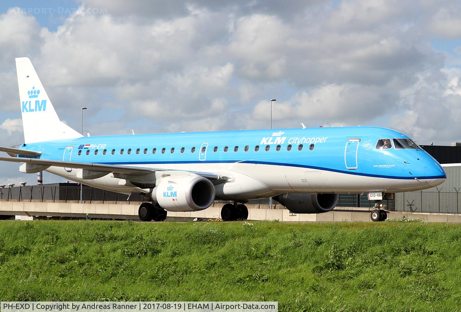 PH-EXD, 2014 Embraer 190LR (ERJ-190-100LR) C/N 19000661, KLM Cityhopper ERJ-190
