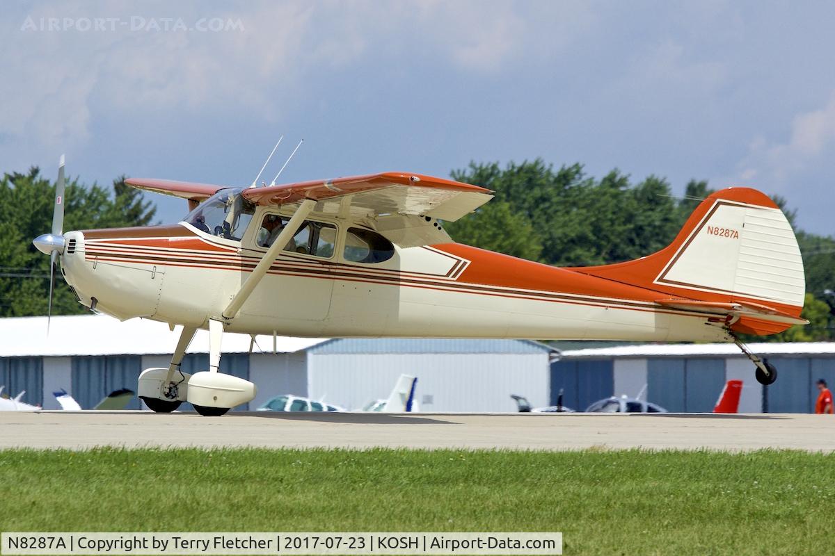N8287A, 1952 Cessna 170B C/N 25139, At  2017 EAA AirVenture at Oshkosh
