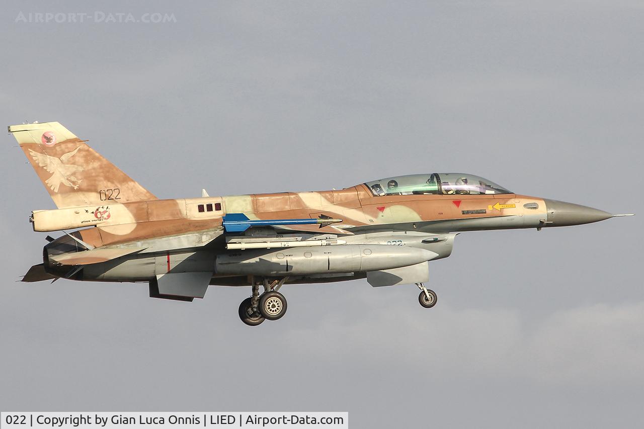 022, General Dynamics F-16C Barak C/N 4K-7, LANDING