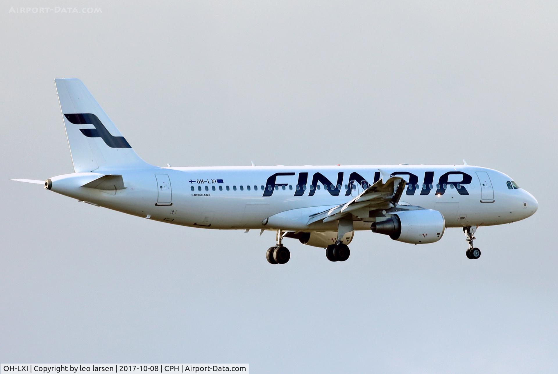 OH-LXI, 2003 Airbus A320-214 C/N 1989, Copenhagen 8.10.2017 app to R-04L