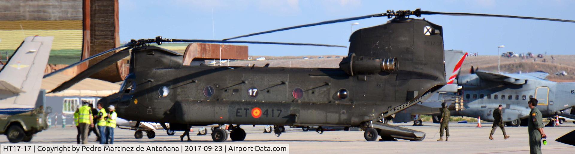 HT17-17, Boeing CH-47D Chinook C/N B879/MF009, Aeropuerto Internacional Lleida-Alguaire
