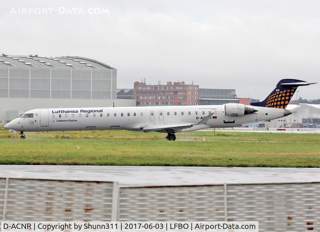 D-ACNR, 2011 Bombardier CRJ-900LR (CL-600-2D24) C/N 15263, Taxiing holding point rwy 32R for departure...