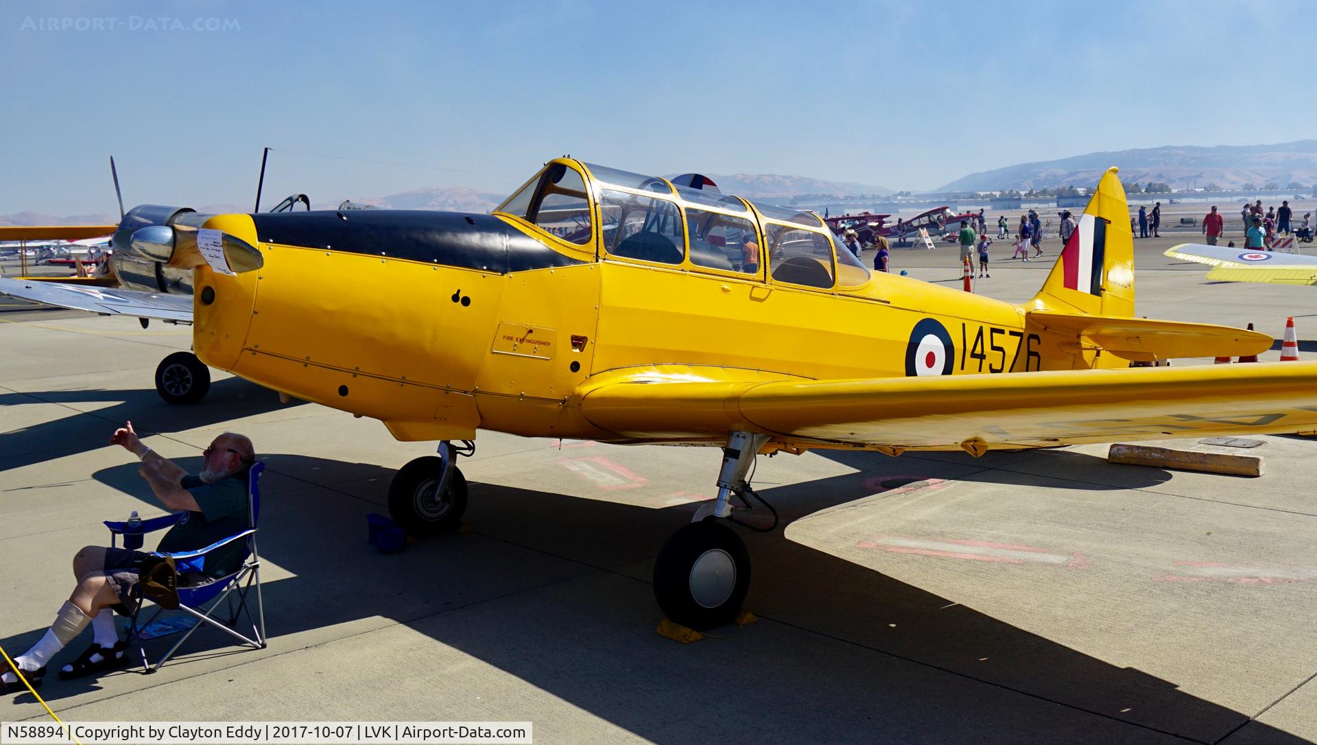N58894, 1946 Fairchild M-62A-3 Cornell II C/N FT737, Livermore Airport California 2017.