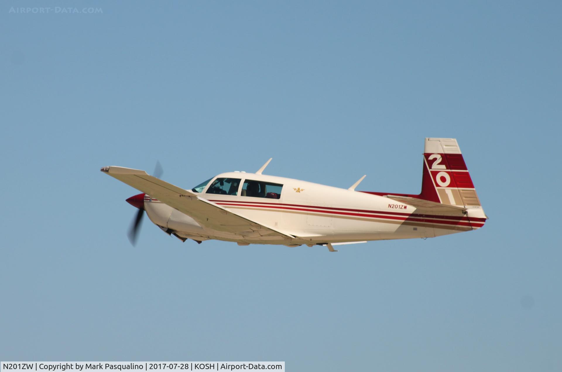 N201ZW, 1981 Mooney M20J 201 C/N 24-1194, Mooney M20J