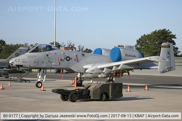 80-0177, 1980 Fairchild Republic A-10C Thunderbolt II C/N A10-0527, A-10C Thunderbolt II 80-0177 IN from 163rd FS 