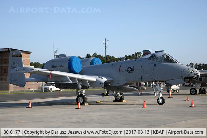 80-0177, 1980 Fairchild Republic A-10C Thunderbolt II C/N A10-0527, A-10C Thunderbolt II 80-0177 IN from 163rd FS 