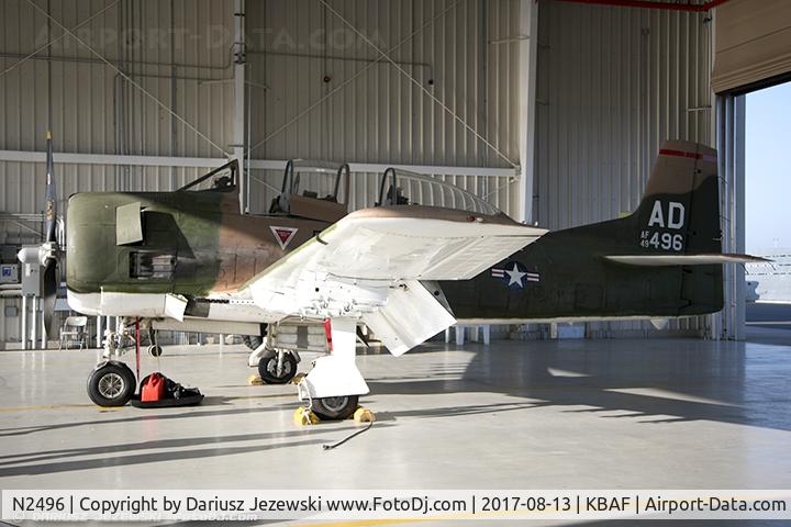 N2496, 1949 North American T-28D Trojan C/N 159-8 (49-1496), North American T-28D Trojan  C/N 49-1496, N2496