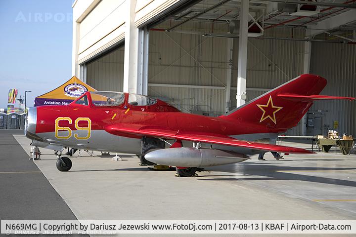 N669MG, 1953 PZL-Mielec SBLim-2 (MiG-15UTI) C/N 1A07009, PZL Mielec SBLim-2 (MiG-15UTI)  C/N 1A07009, N669MG