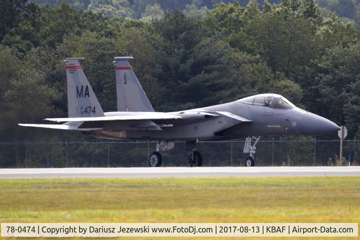 78-0474, McDonnell Douglas F-15C Eagle C/N 0453/C007, F-15C Eagle 78-0474 MA from 131st FS 