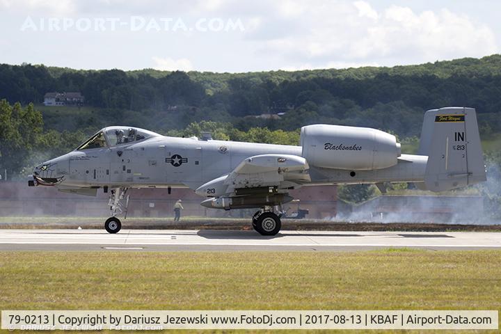 79-0213, 1979 Fairchild Republic A-10C Thunderbolt II C/N A10-0477, A-10C Thunderbolt II 79-0213 IN from 163rd FS 