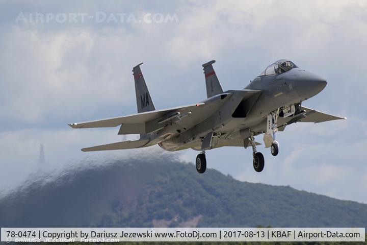 78-0474, McDonnell Douglas F-15C Eagle C/N 0453/C007, F-15C Eagle 78-0474 MA from 131st FS 