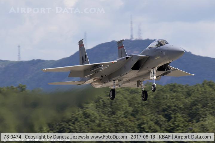 78-0474, McDonnell Douglas F-15C Eagle C/N 0453/C007, F-15C Eagle 78-0474 MA from 131st FS 