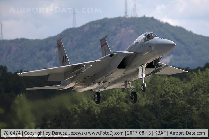 78-0474, McDonnell Douglas F-15C Eagle C/N 0453/C007, F-15C Eagle 78-0474 MA from 131st FS 