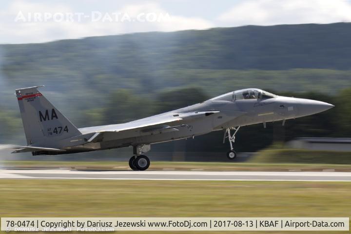78-0474, McDonnell Douglas F-15C Eagle C/N 0453/C007, F-15C Eagle 78-0474 MA from 131st FS 