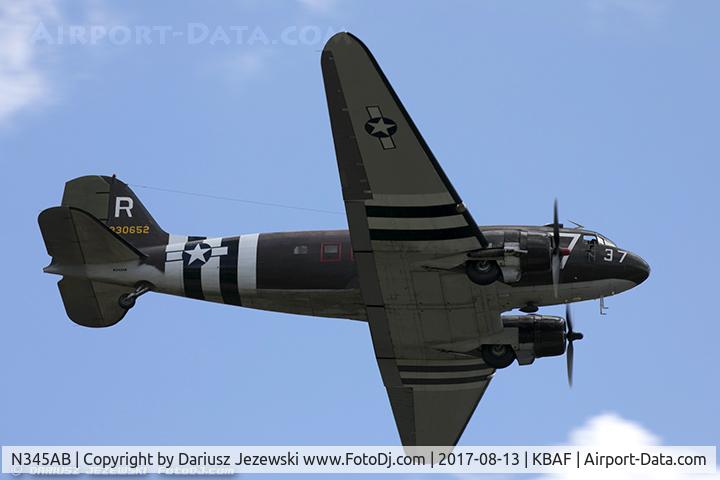 N345AB, 1943 Douglas DC3C-S1C3G (C-47A) C/N 13803, Douglas DC-3C-S1C3G  C/N 13803, N345AB