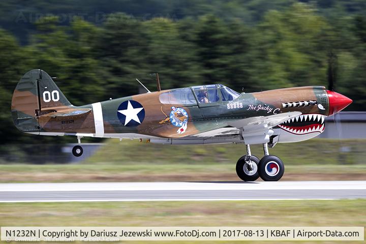 N1232N, 1943 Curtiss P-40N Warhawk C/N 27483, Curtiss P-40M Warhawk 