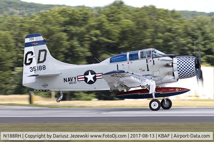 N188RH, 1955 Douglas EA-1E Skyraider C/N 10265 (135188), Douglas EA-1E Skyraider  C/N 135188, N188RH
