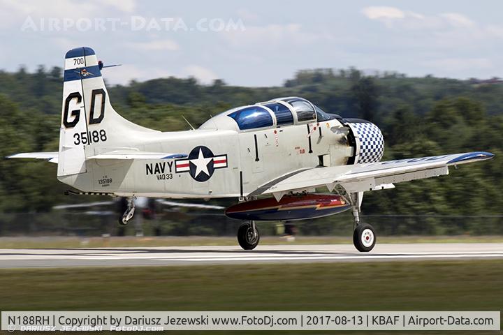 N188RH, 1955 Douglas EA-1E Skyraider C/N 10265 (135188), Douglas EA-1E Skyraider  C/N 135188, N188RH